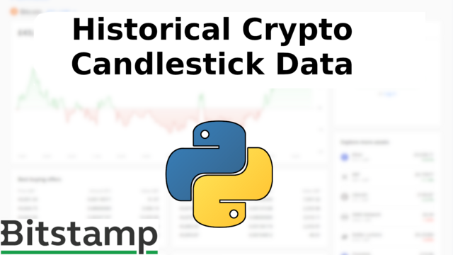 Get Historical Crypto Price Data From Bitstamp in Python